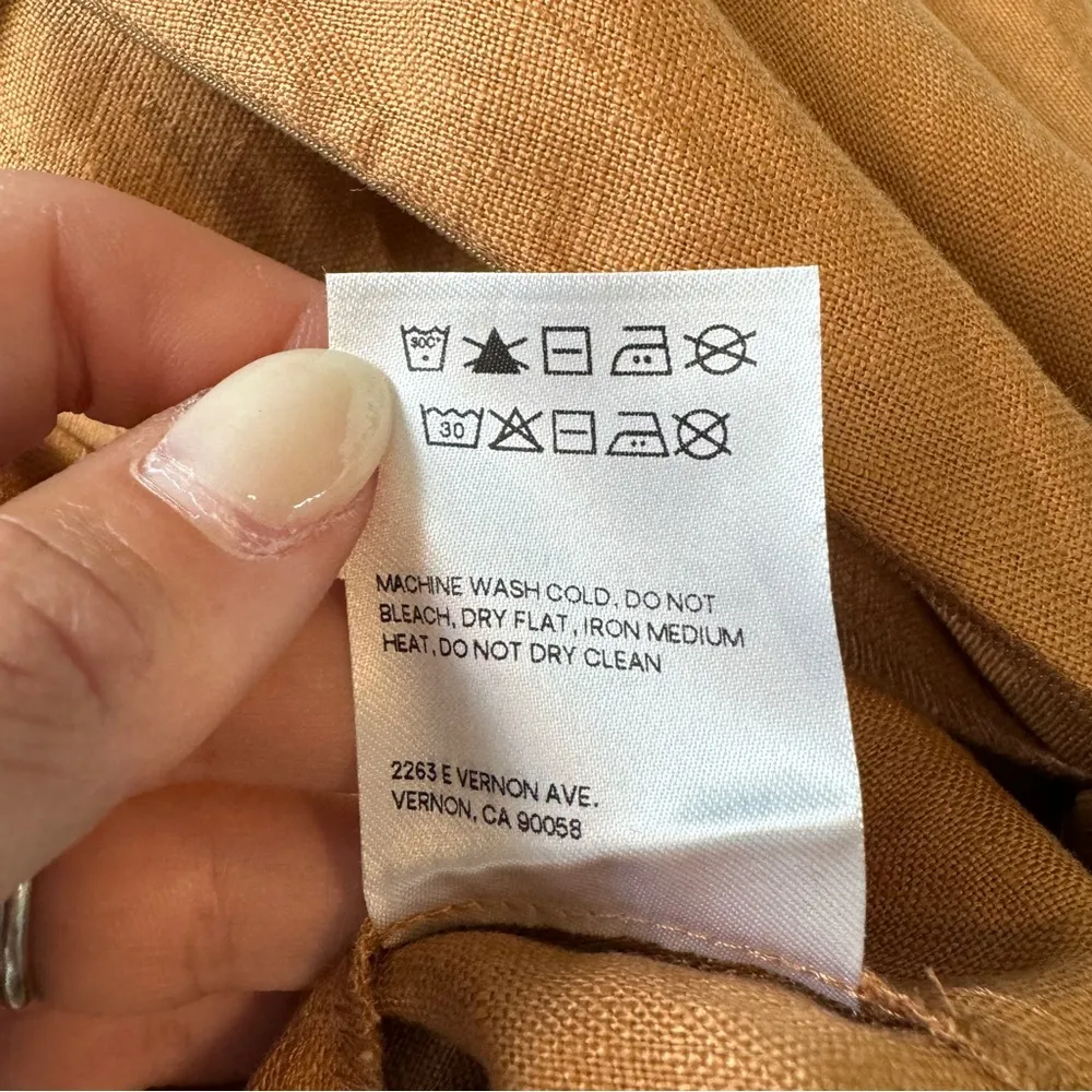 Reformation Justin Linen Pant NWT - Image 13