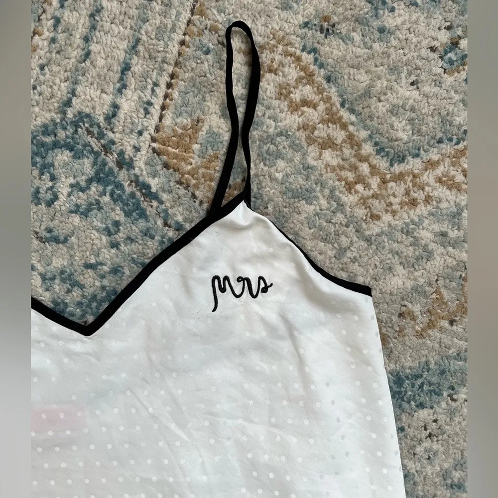 [Kate Spade] Mrs. PJ Set- White- Size small - Image 6