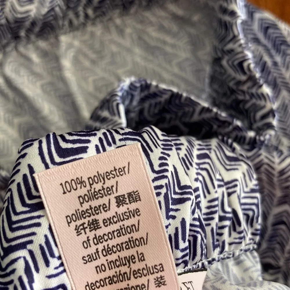 NEW Victoria’s Secret Black Patterned Pajama Shorts Size Small Front Tie NWT - Image 5