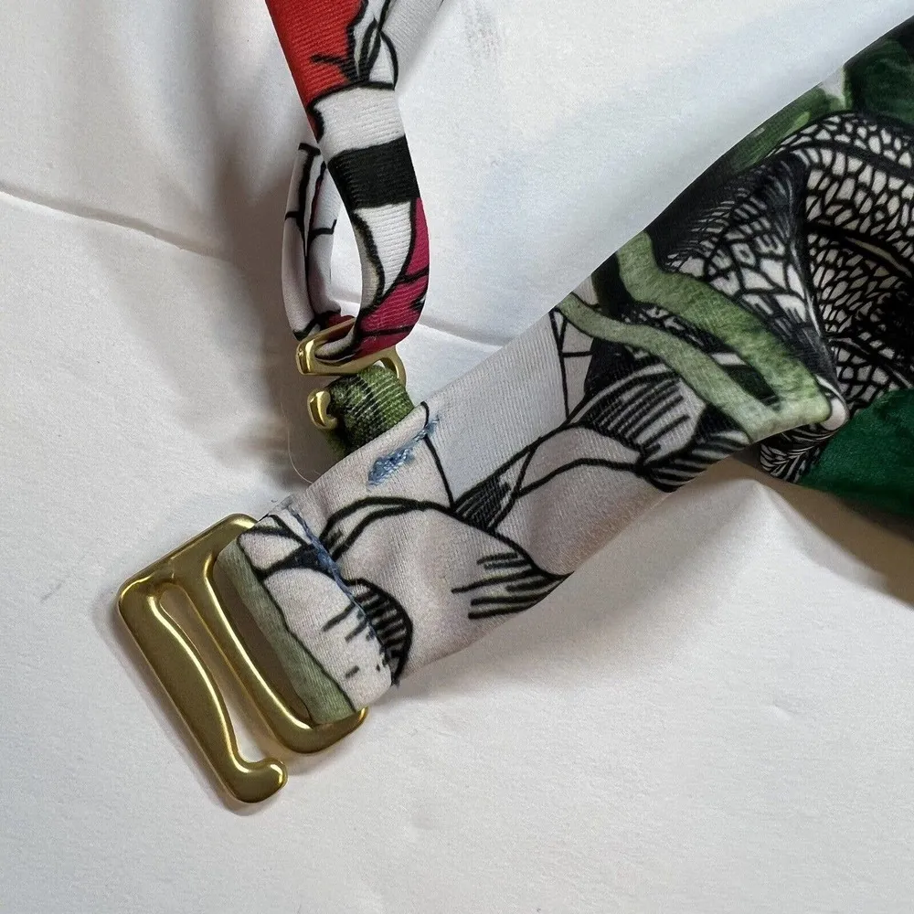 Swiminista x Christian Lacroix Play Top in Jardin Exo Chic Print Medium New - Image 4