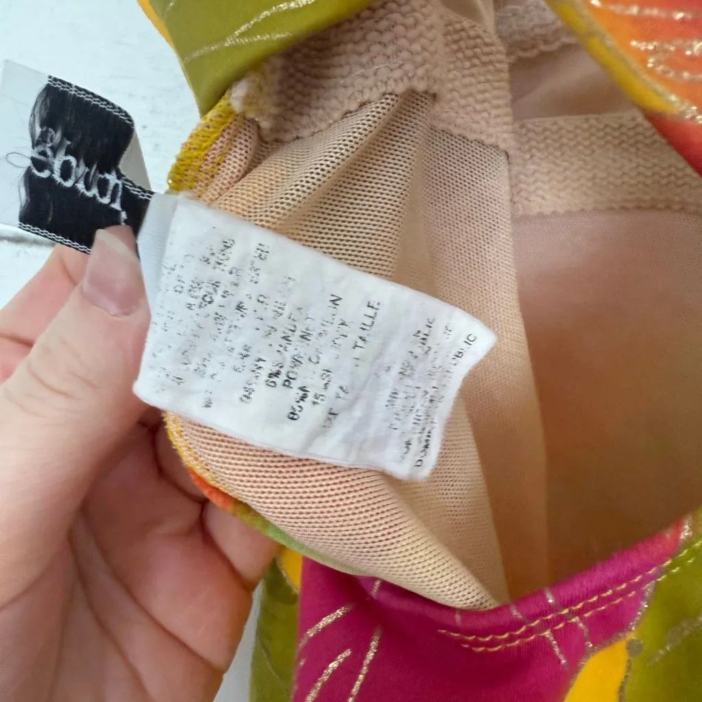 Longitude Women’s 12 Orange Floral One Piece - Image 4