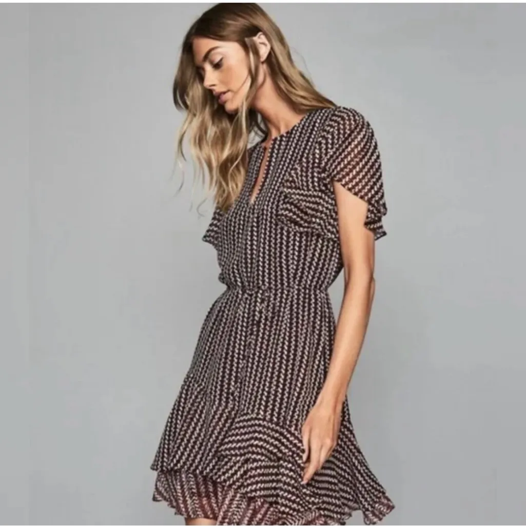 Reiss Anna Printed Day dress size 8 - Image 4