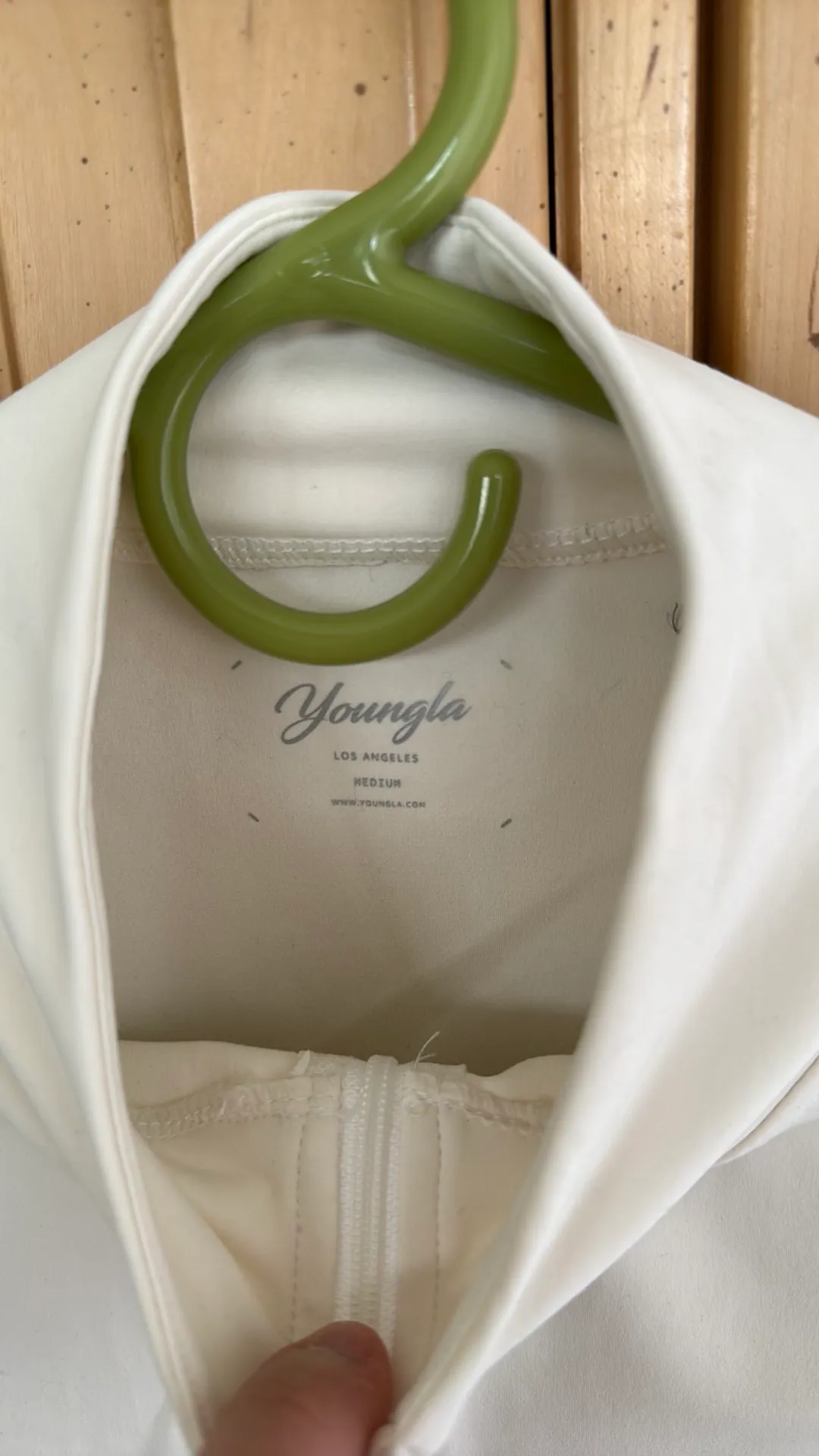 Youngla Workout Jacket White Size M - Image 3