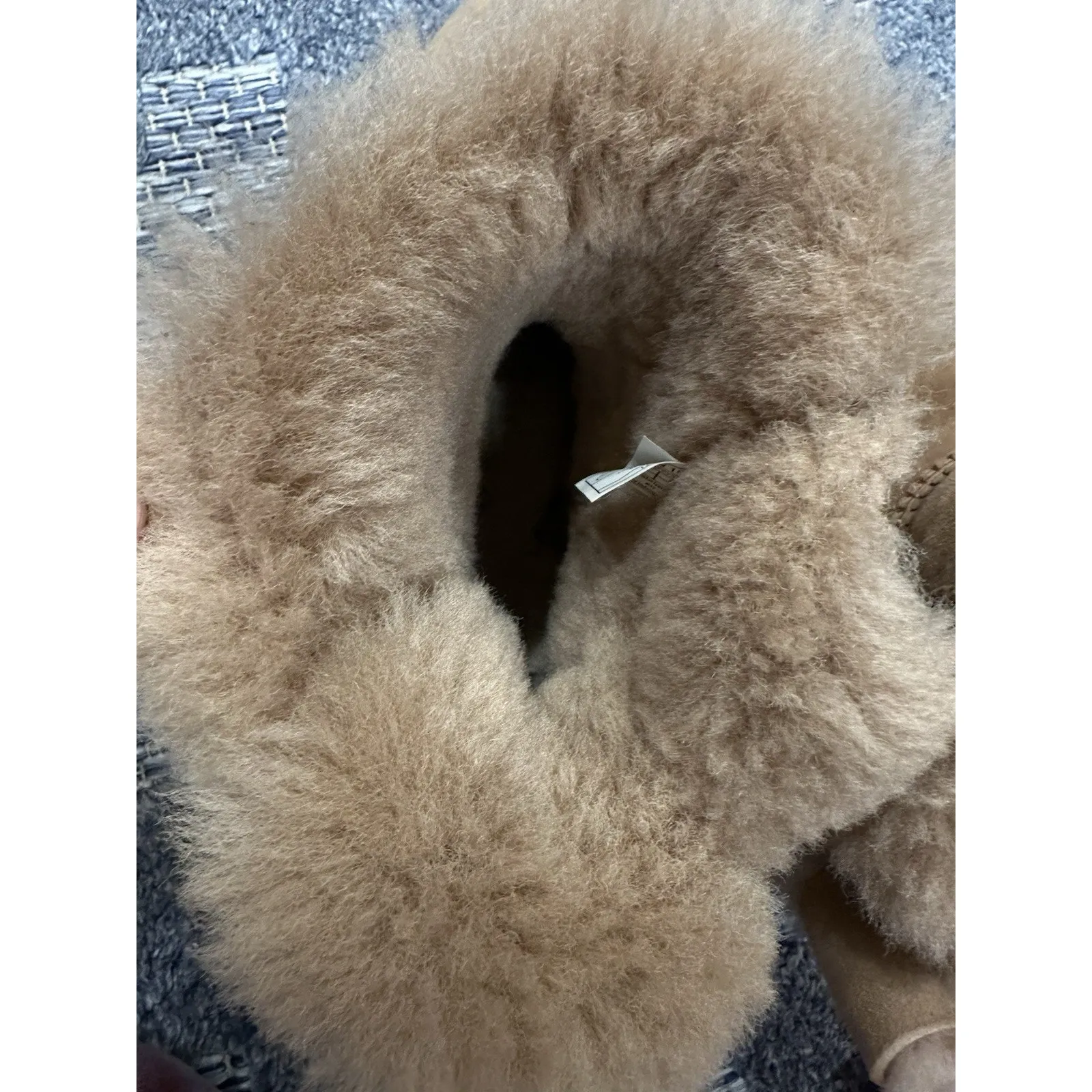 UGG NAVEAH Mini Bow Short Boots Brown Style #1012808 Women’s 7 Warm Comfy Cozy - Image 9