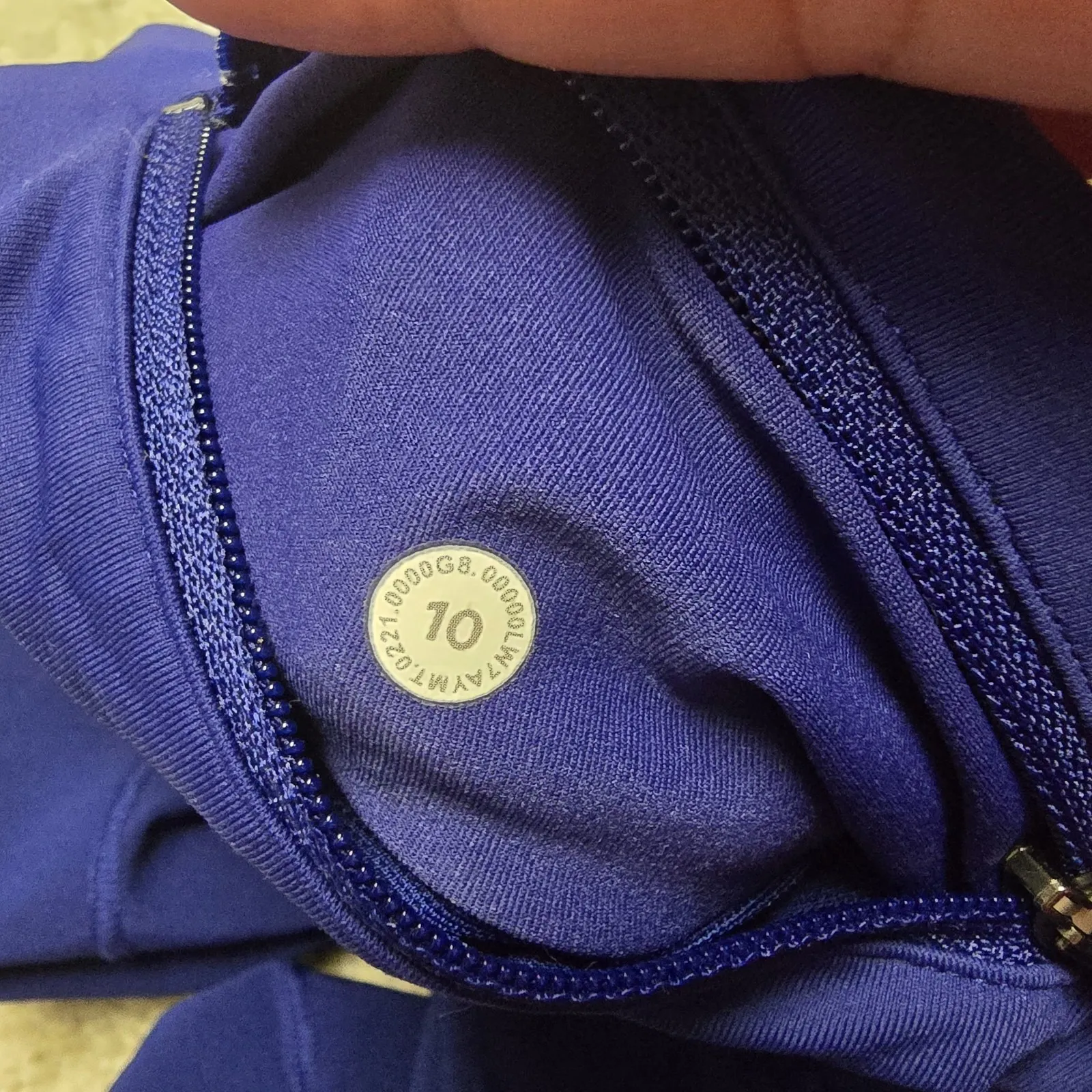 Lululemon Shorts Women‎ Hotty Hot HR 4" Lined Athleisure Gym Sz 10T LW7AYMT Blue - Image 7