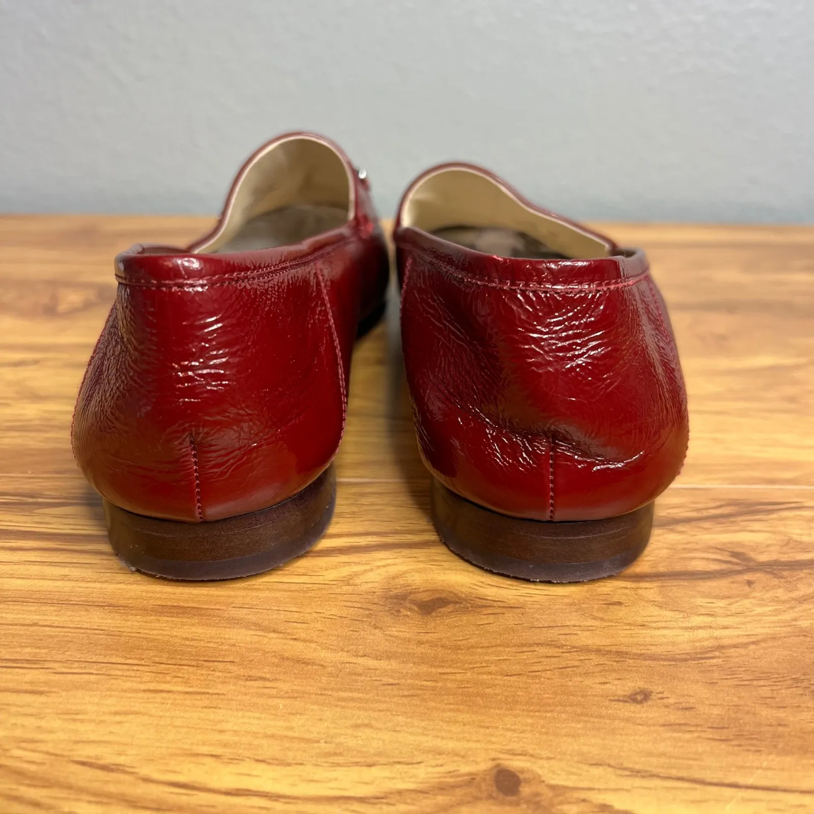 Sam Edelman Lorraine Patent Leather Bit Loafers Women Size 8.5W 8 Wide NEW - Image 6