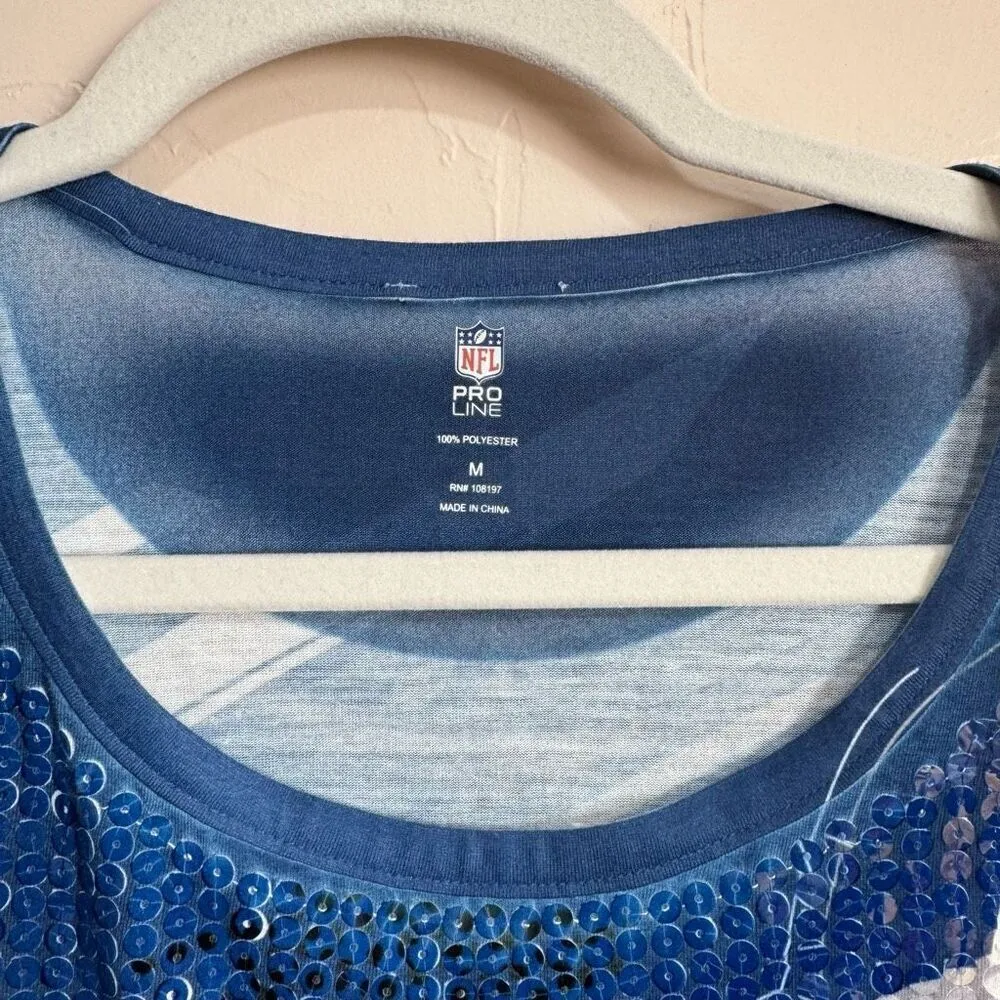 New Indianapolis Colt’s NFL women’s Sequin Top - Image 3