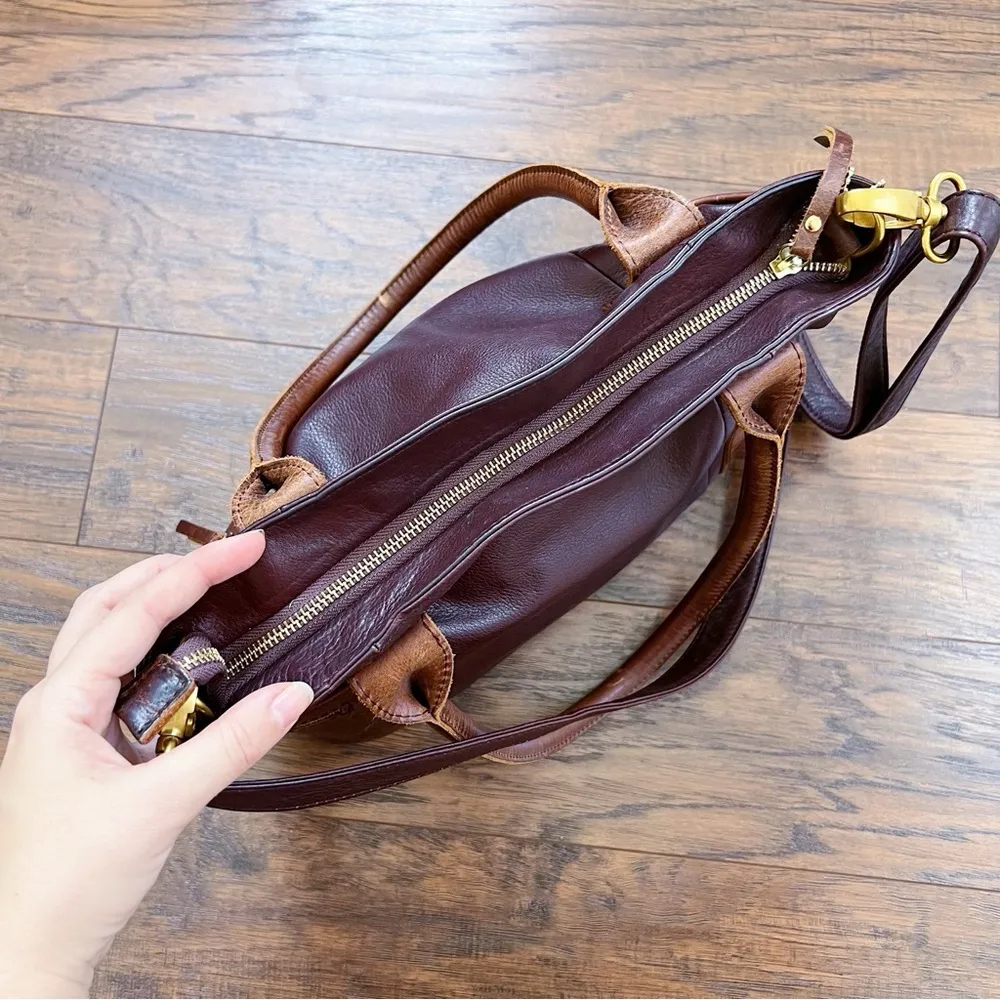 Osgoode Marley • Amelia Satchel purse crossbody bag Espresso brown leather - Image 9