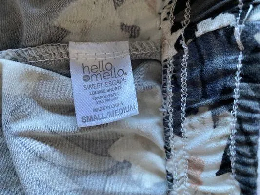 Hello Mello Pajama Shorts Size M - Image 2