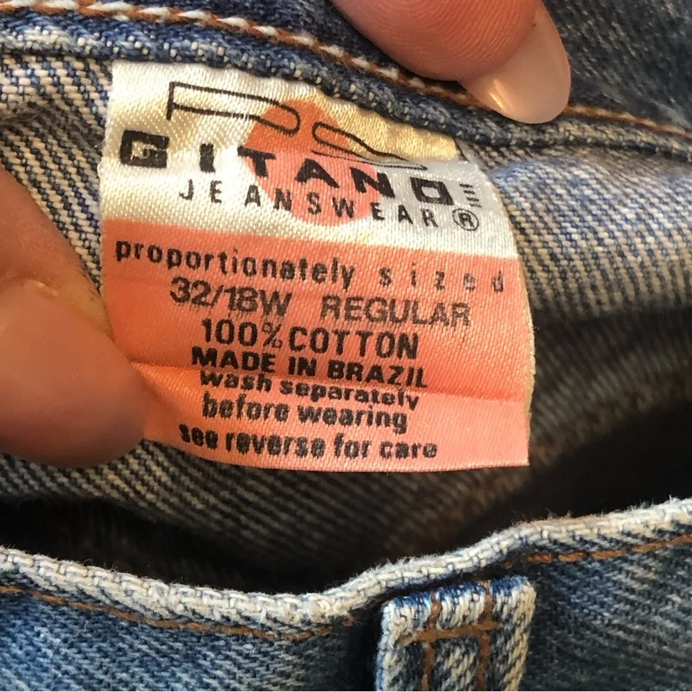 Vintage Gitano Jeans Mom Jeans 32 Reg 18W - Image 5