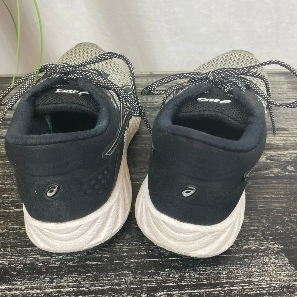 Asics Women's Gray & Black Athletic Sport F131018 Sneakers Shoes Trainers 8 - Image 3