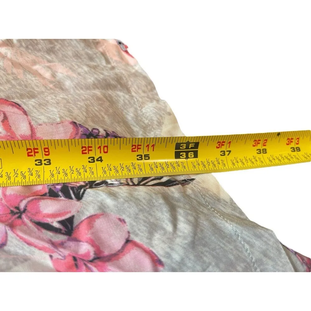 Ambrielle Caterina Pink Black Tropical Floral Soft Lightweight Robe 2x NWT - Image 6