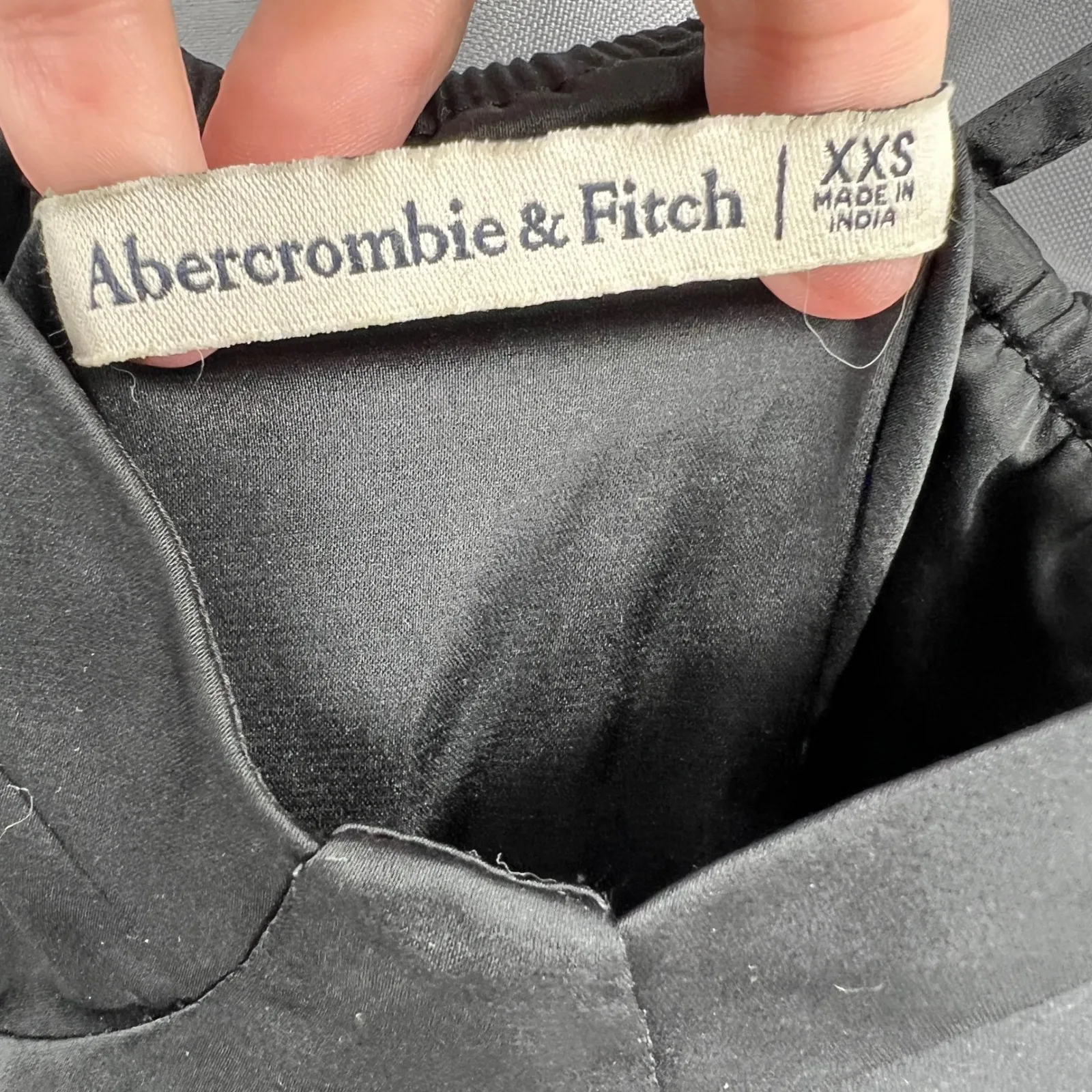 Abercrombie Fitch Black Corset Bustier Bodysuit Thong Mesh XXS - Image 6