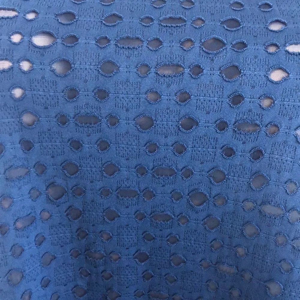 NY collection blue handkerchief hem top - Image 4