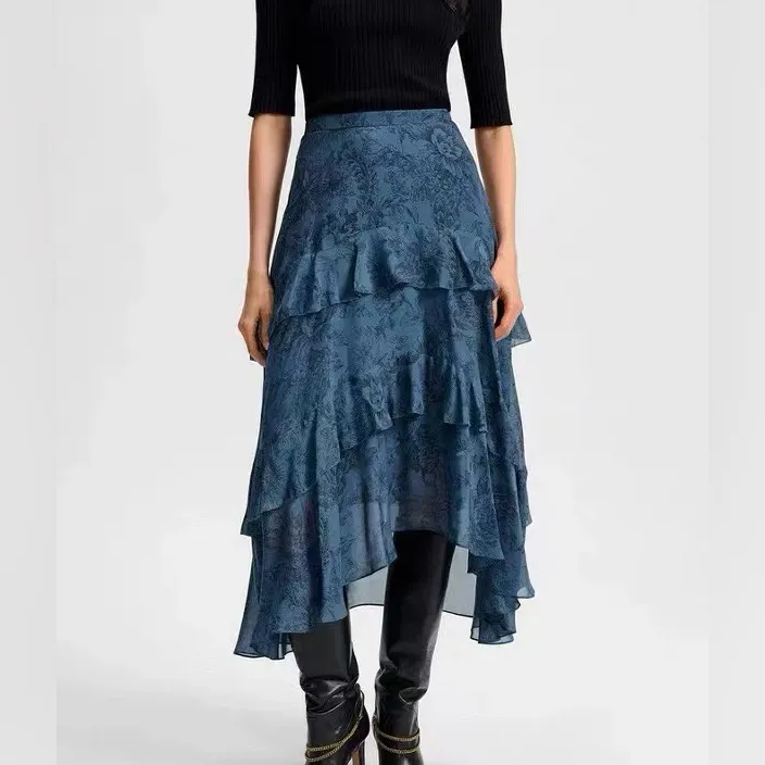 Veronica Beard Graeme Silk Midi Skirt 4 - Image 2