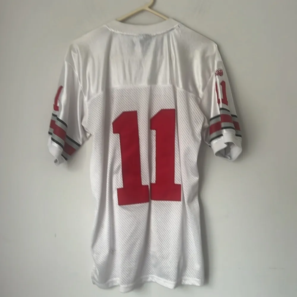 Ohio State Vintage Used Condtion Buckeyes Football‎ Jersey Size Medium = Red - Image 7