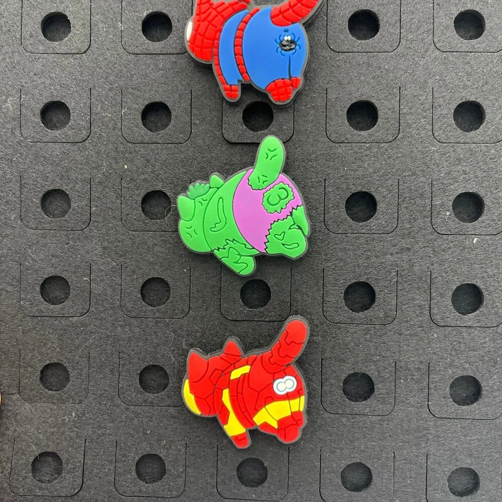 New Marvel Cat Butt Shoe Charms Hulk Spiderman Ironman Captain American Novelty - Image 2