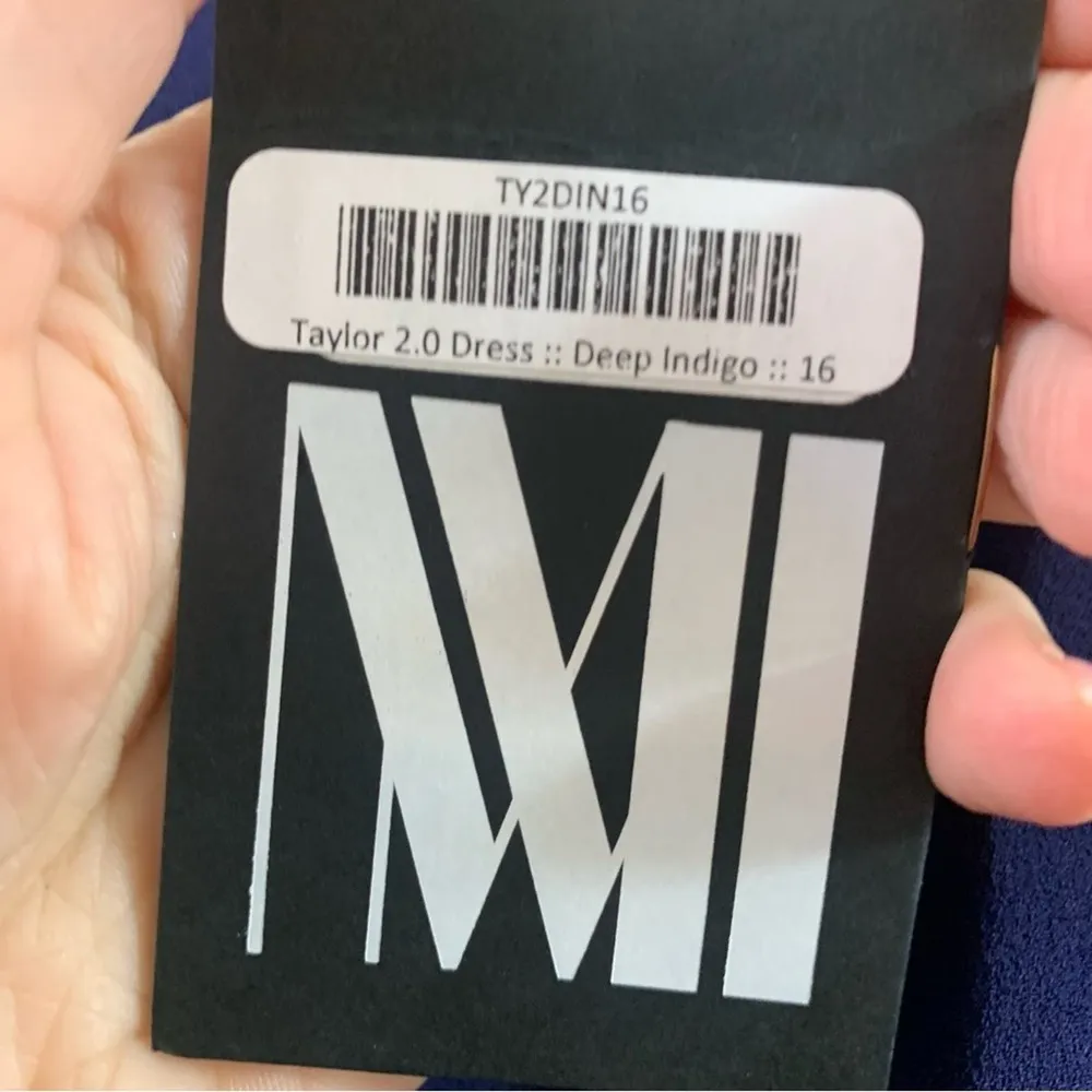 MM. Lafleur Taylor 2.0 Dress Deep Indigo - Image 4