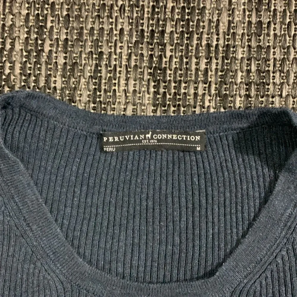Peruvian connection top ribbed knit - Image 3