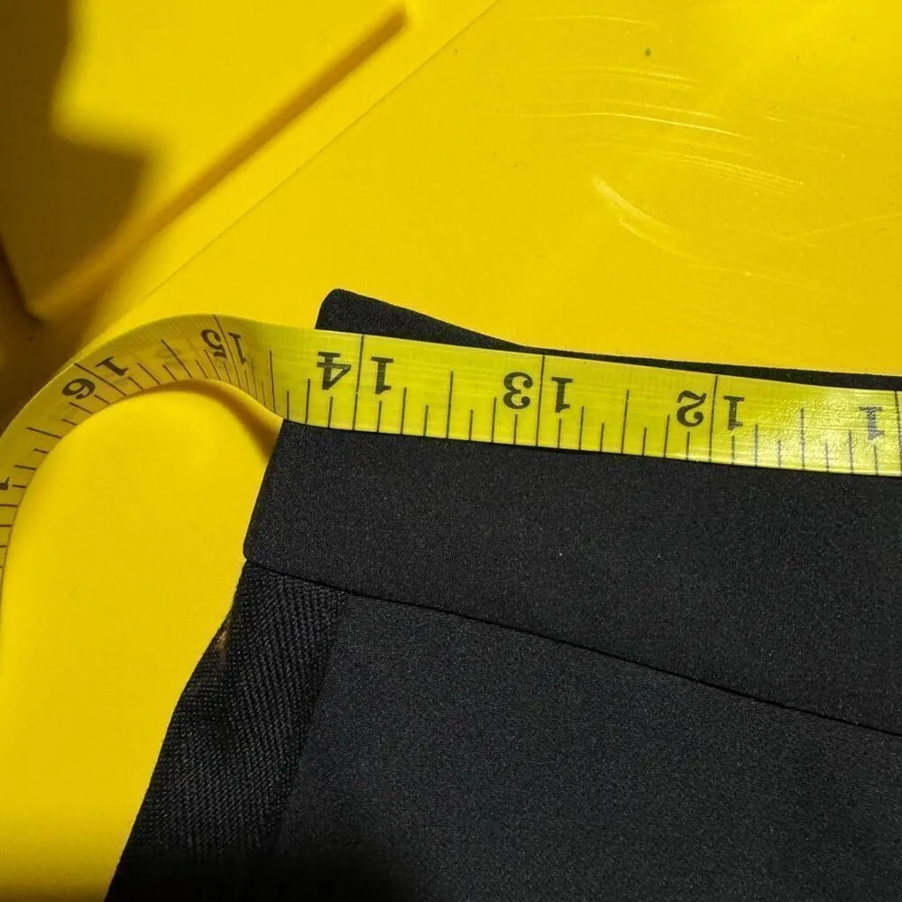 Rebecca Taylor Ava Tech Pants Women's Size 4 Black Slim Fit Classy EUC - Image 8