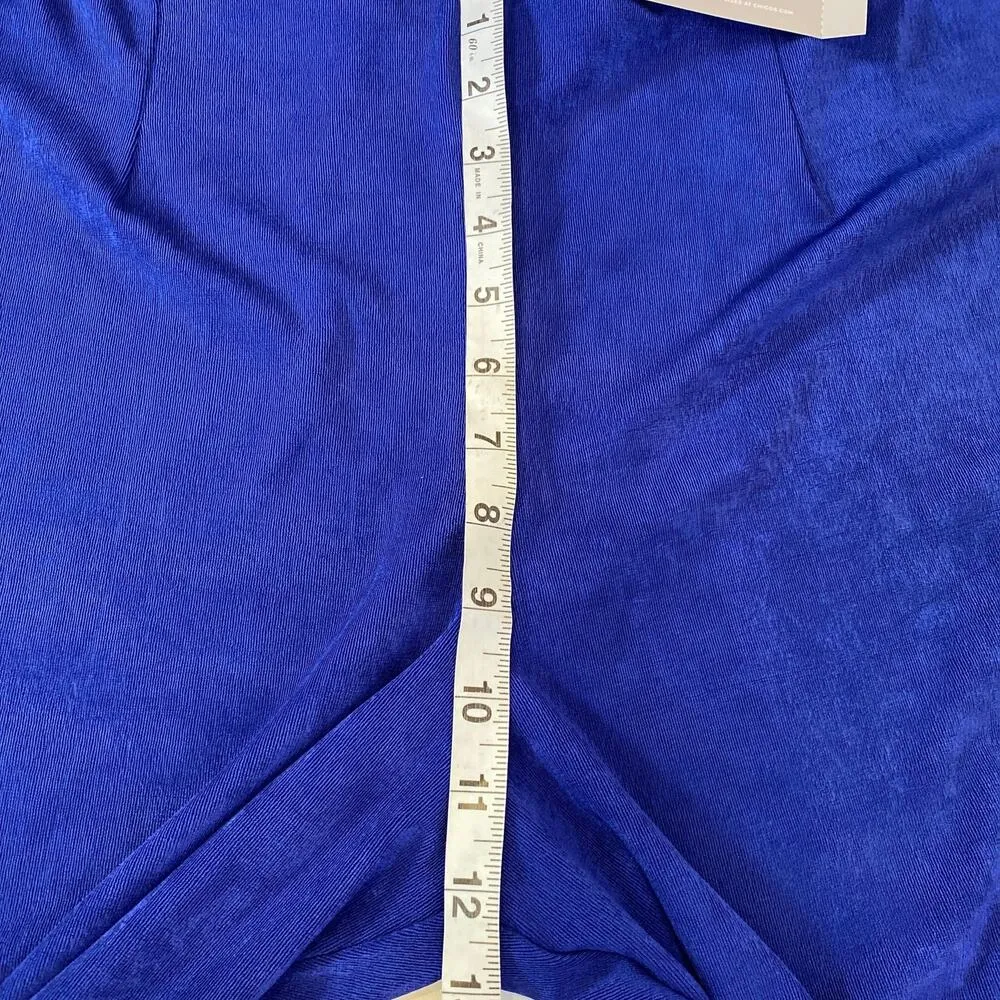 Chico’s Travelers Royal Blue No Tummy Stretch Pants NWT Sz 16T Wrinkle-Free - Image 10