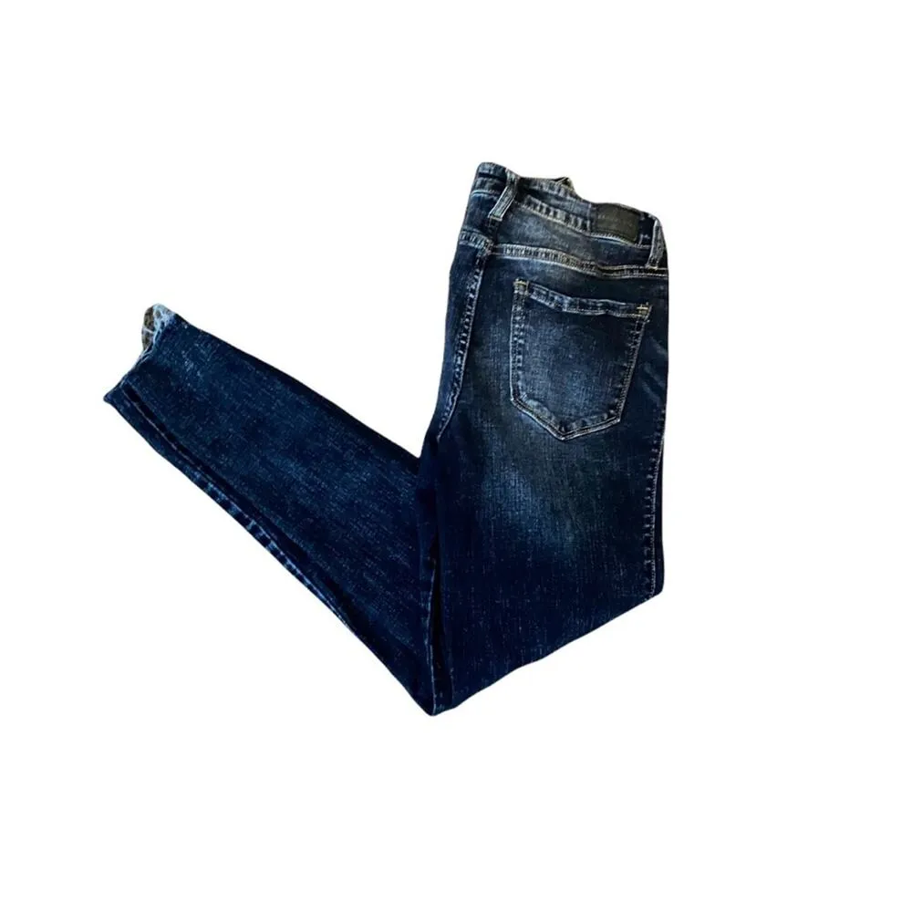 Aeropostale Dark Wash High Waisted Ankle Jeggings Sz 4 - Image 11