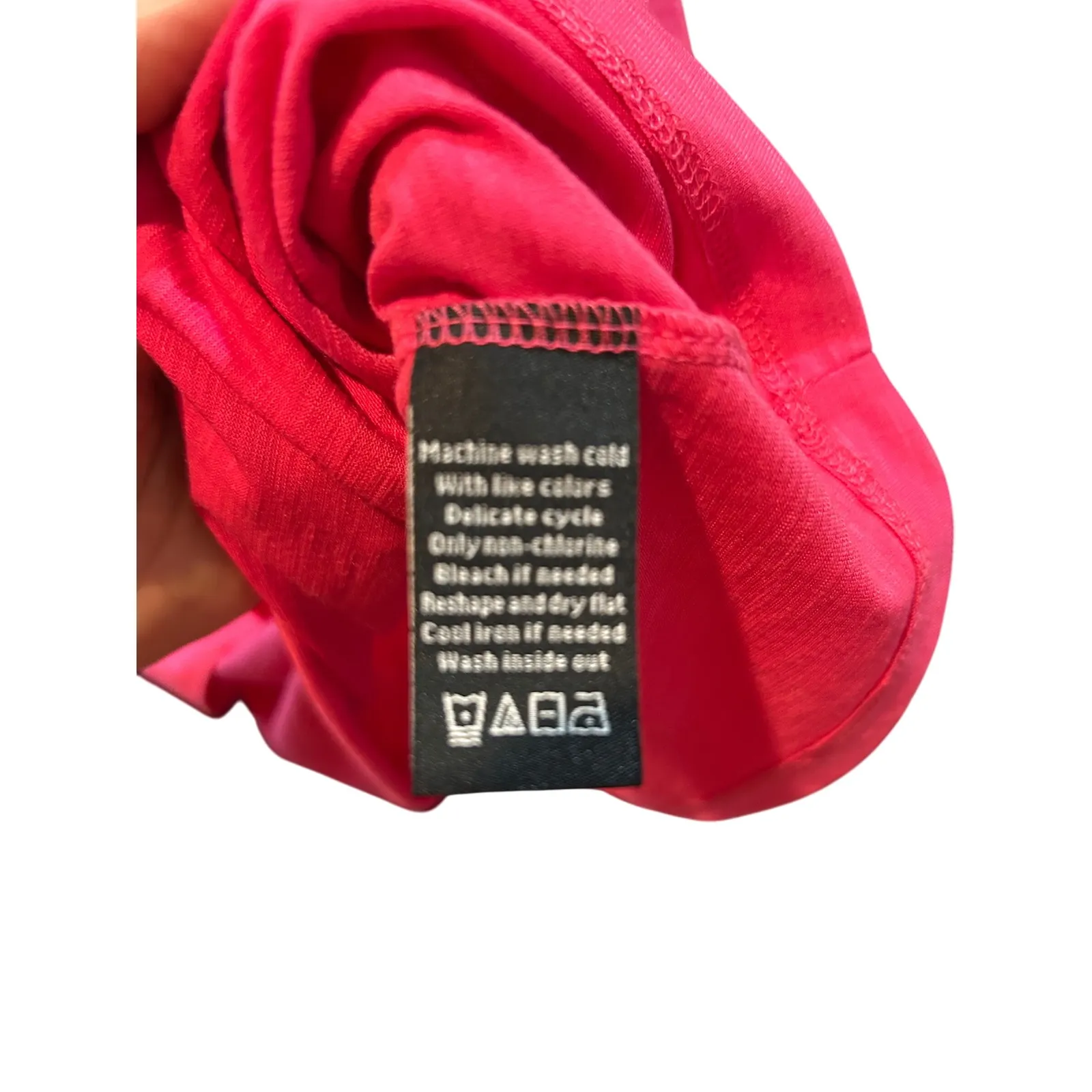 Rafaella Ruffle Tank Top Sleeveless Hot Pink Casual Blouse Size‎ S - Image 3