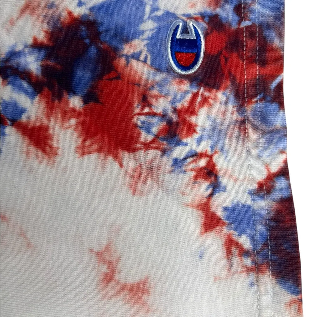 Champion Spellout Embroidered Crop Top M Tie Dye Track Sport Hip Hop 90s - Image 10