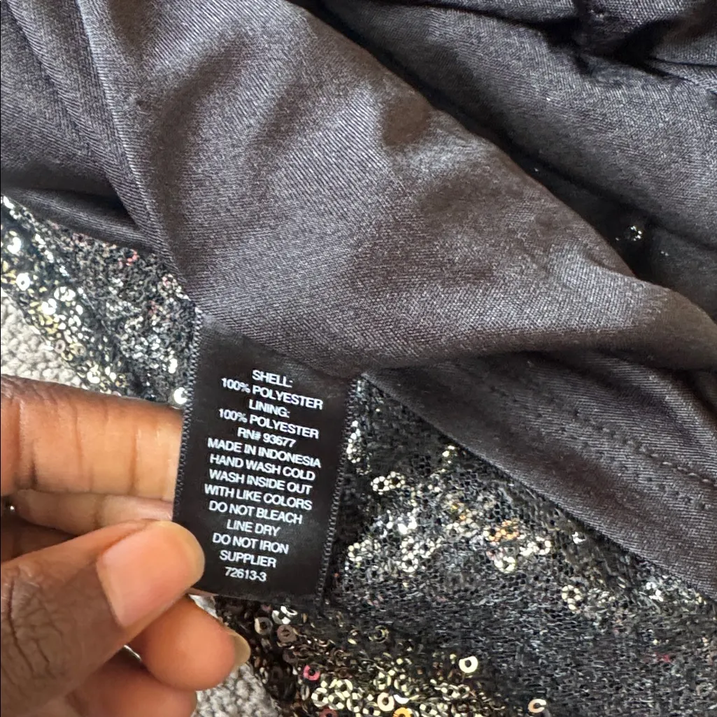 Worthington Gold Sequin Dress SIZE S - Image 5