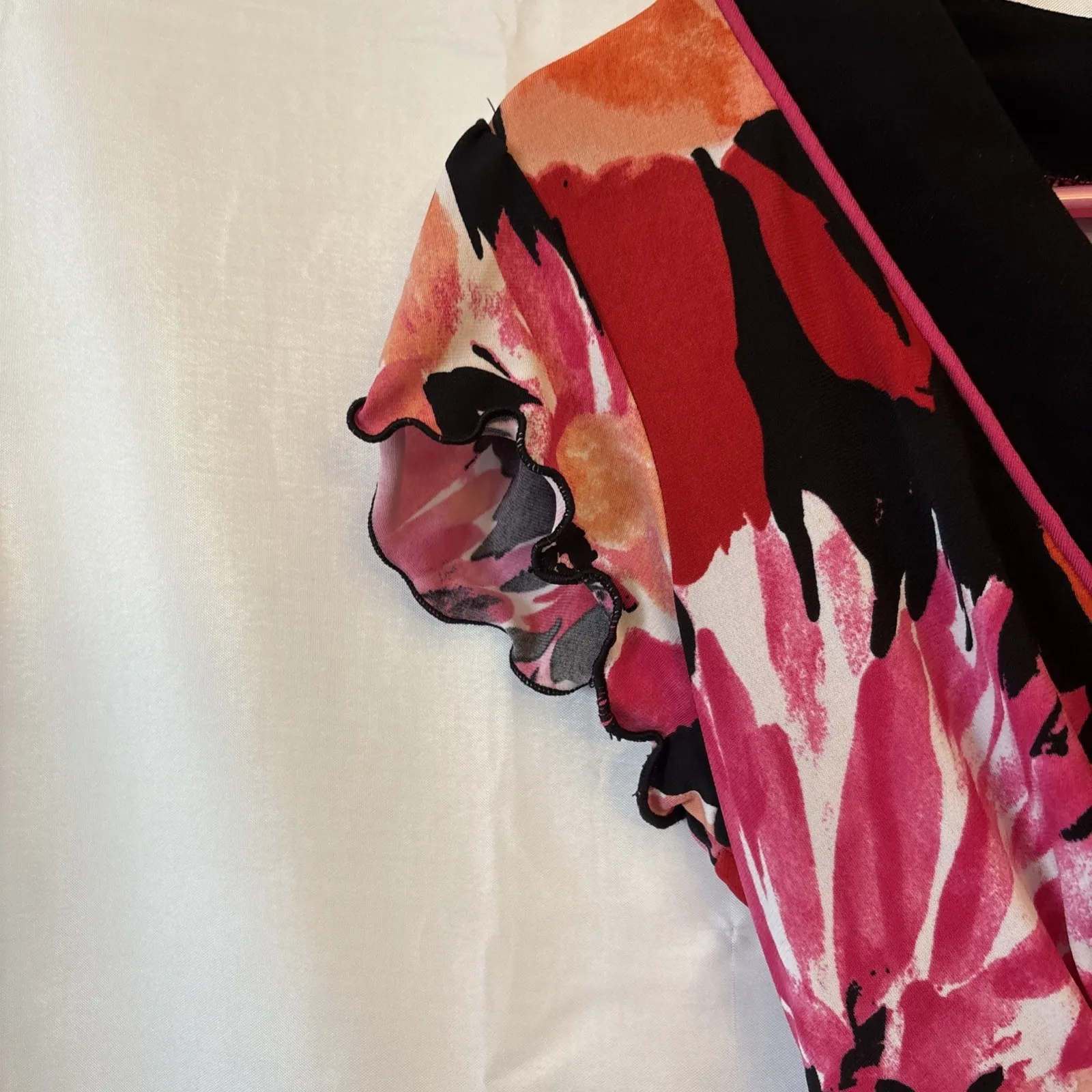 Vintage Speechless Dress Size M 90s Y2K Babydoll Fairy Pink Floral Empire Waist - Image 2