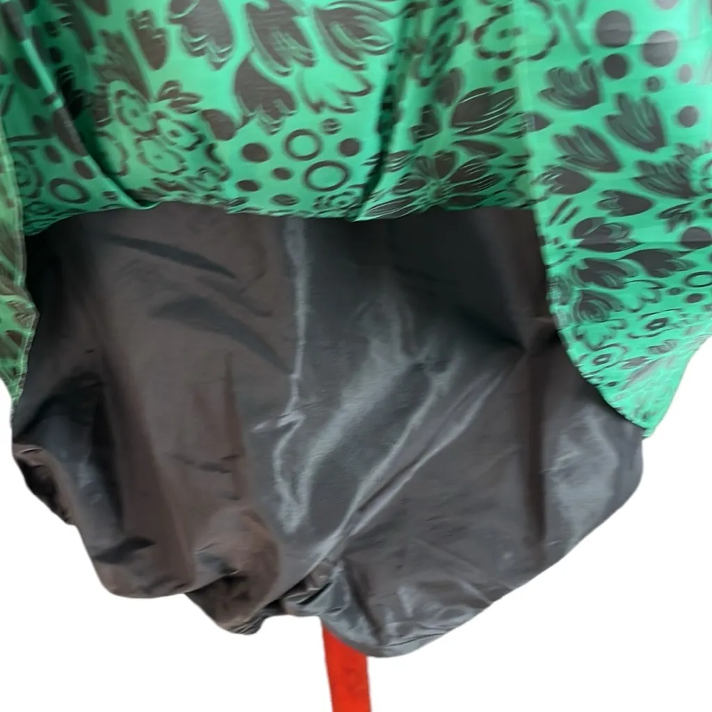 Kay Unger Green Silk Strapless Dress - Image 10