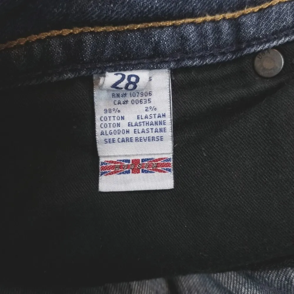 Hudson Signature Bootcut Jeans Medium Blue Wash Sz 28 - Image 8