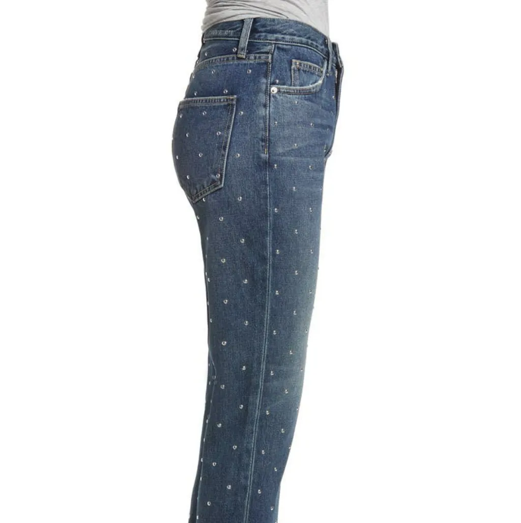 Current elliot studded slim crop jeans - Image 6