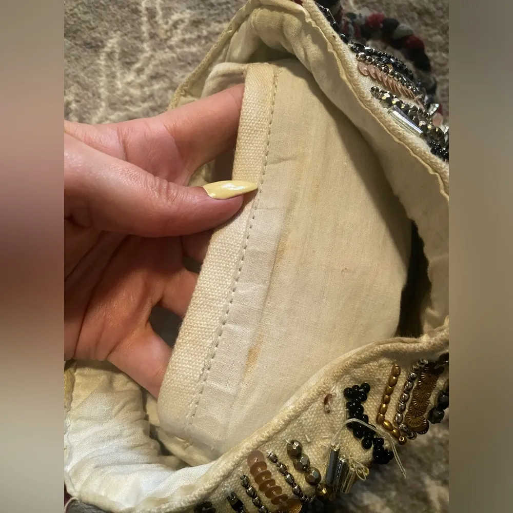 Sam Edelman Abela Beaded Bucket Cross Body Bag - Image 8