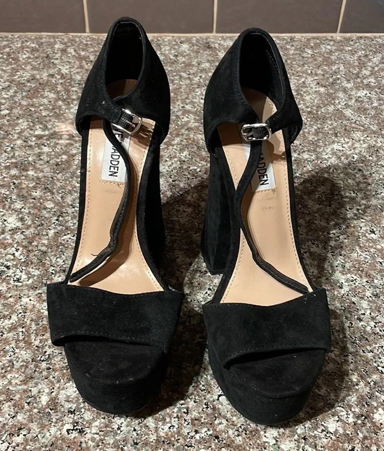 Steve Madden Suede Platform Heel - Image 2