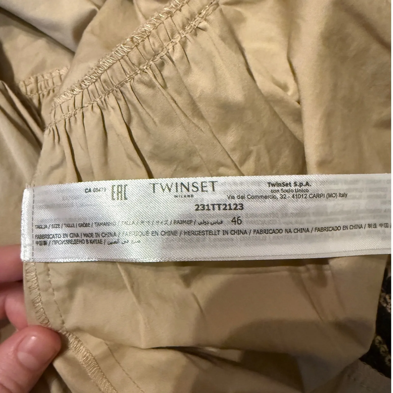 Twinset Milano Lace Trim V - Image 10