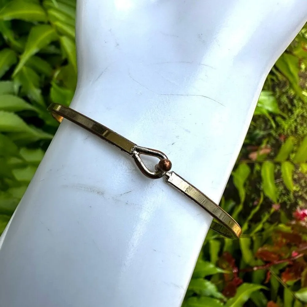 This too shall pass gold tone inspirational bangle bracelet - Image 5