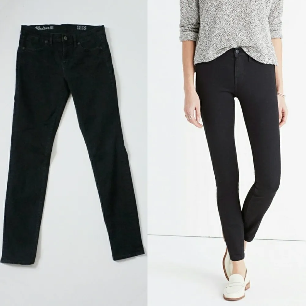MADEWELL Skinny Jeans Black Frost NWT 32x32 women’s brand new - Image 13