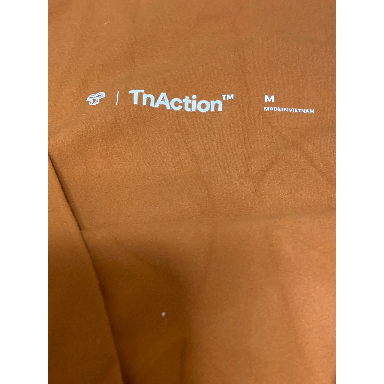 Aritzia TnAction Women's Brown High Rise Activewear Yoga Athletic Biker Shorts M - Image 3