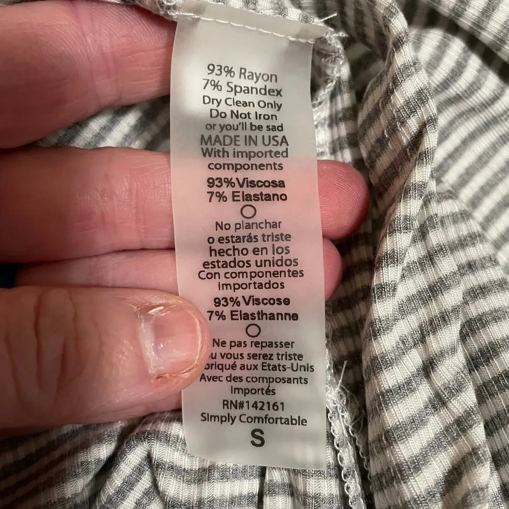 LuLaRoe Joy Long Vest Duster Cardigan Womens Small Sleeveless - Image 5