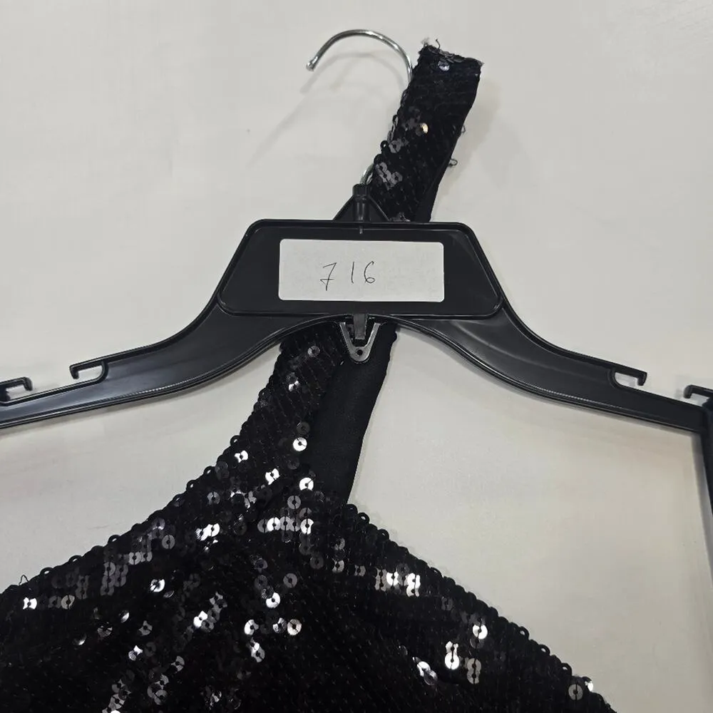 superdown  Cicely Mini Dress in Black Sequin Small - Image 15