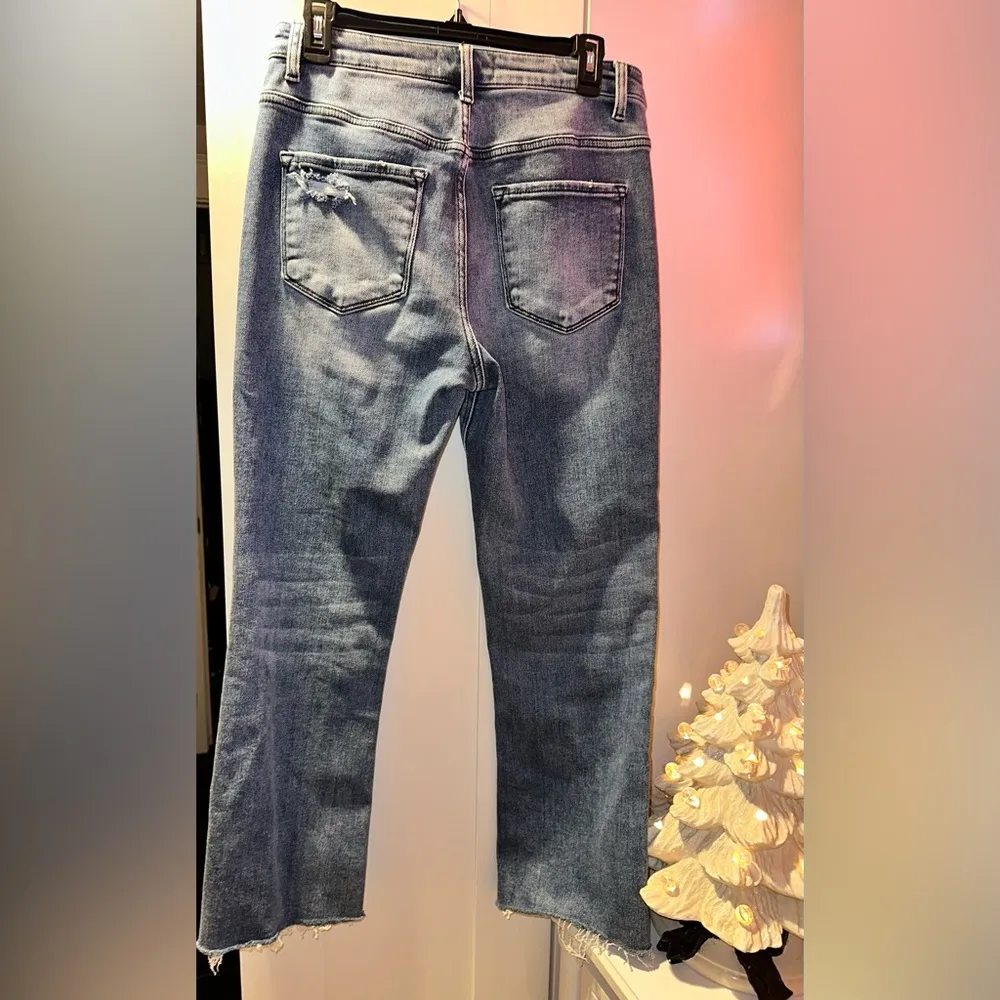 NWOT Super High Rise Slim Straight Crop Jeans from Vervet by Flying Monkey - Image 11