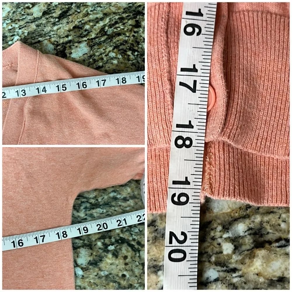 Vintage Y2k Orange Cardigan Mossimo Preppy Coquette Coastal S Pinup Rockabilly - Image 5