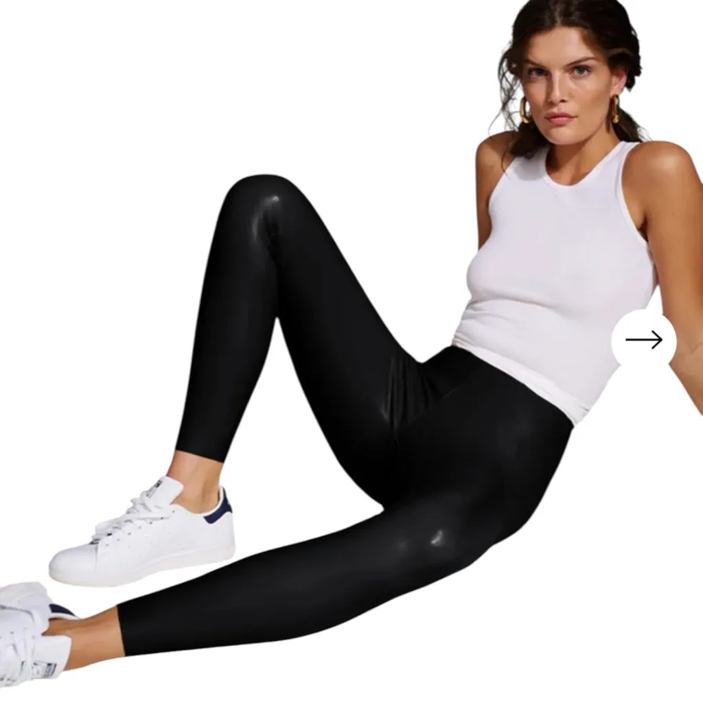 commando Faux Leather‎ XL Black Leggings - Image 4