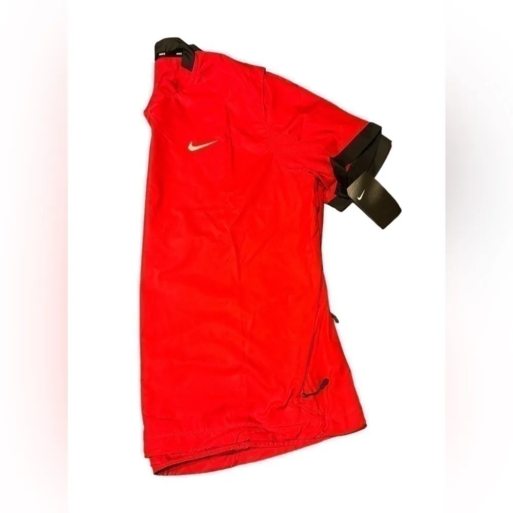 Nike Dri-Fit Women’s Softball Pullover Jacket - XL - Red/Black Trim - Image 4