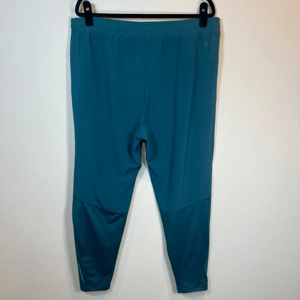 All in Motion Athletic Pants Teal Pockets Drawstring Taper Lightweight Womens XL - Image 7