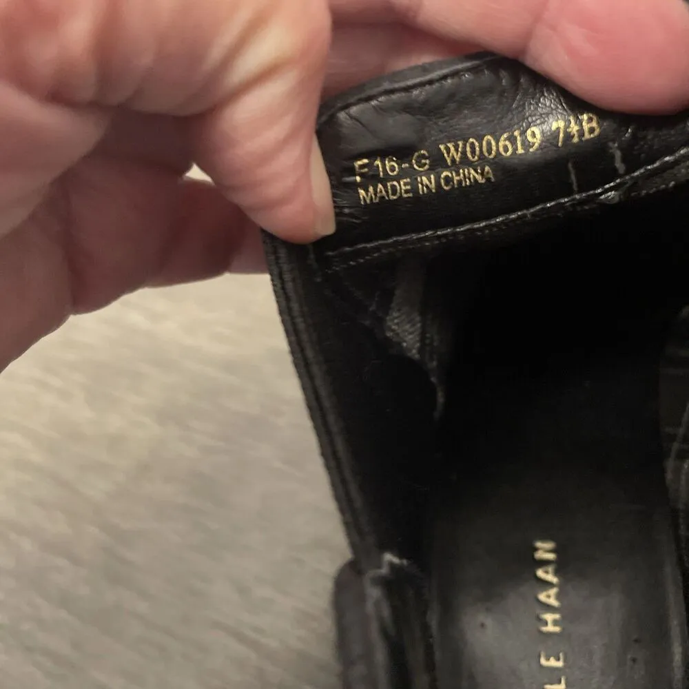 Cole Haan Black Chelsea Boot Ankle Pull On Womens 7.5 NICE - Image 11