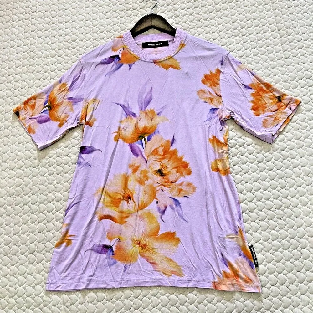 NWT Marcobologna Women's Purple Floral Short - Image 2