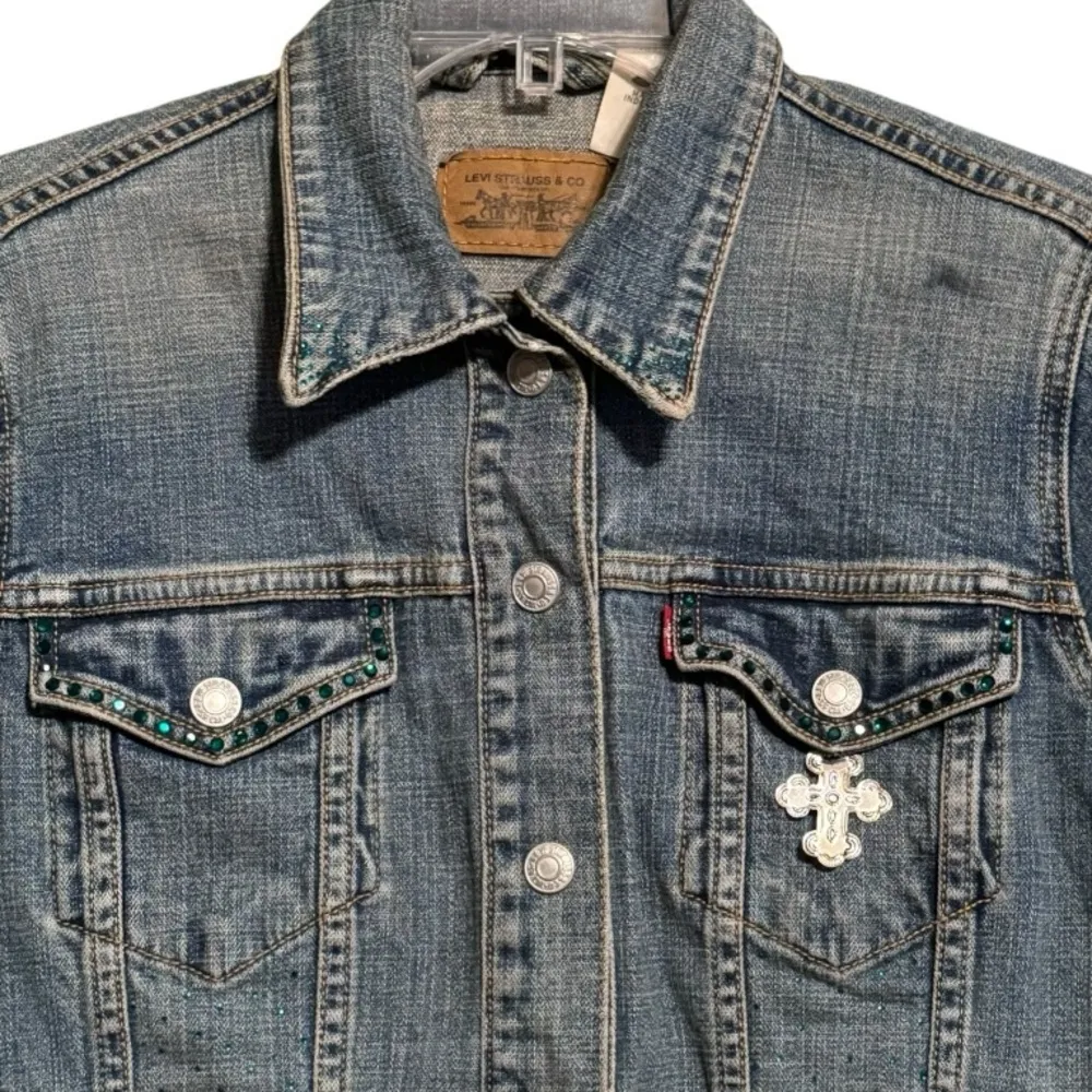Levi Strauss‎ Embellished Jean Jacket - Image 2