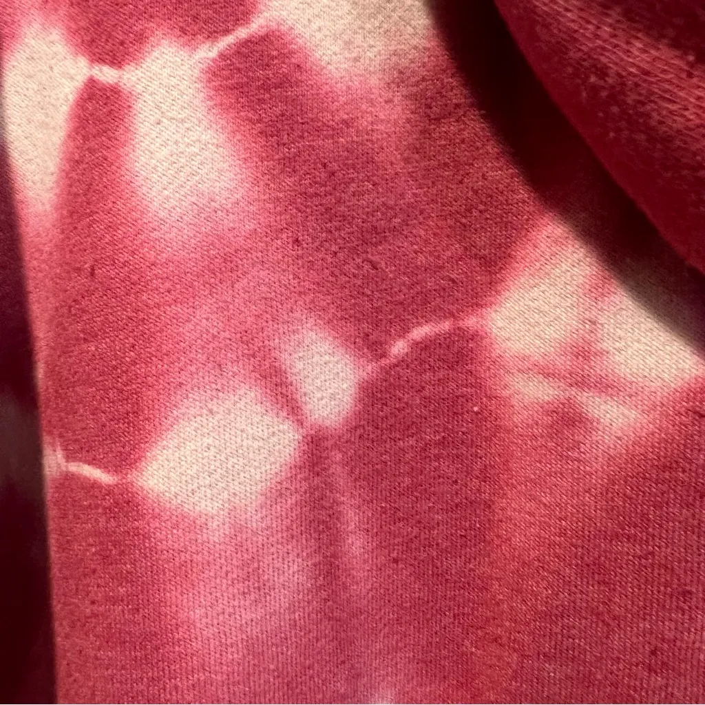 Free People Movement Dusty Rose and White Lace-Up Hoodie size Small - Image 11